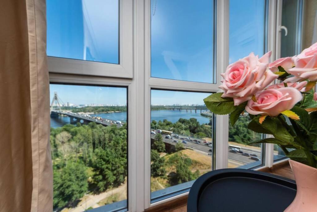 Apartments With Crazy Panoramic View Of The Dniepr Kiev Extérieur photo
