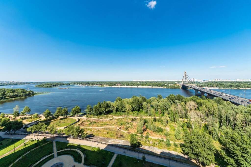 Apartments With Crazy Panoramic View Of The Dniepr Kiev Extérieur photo