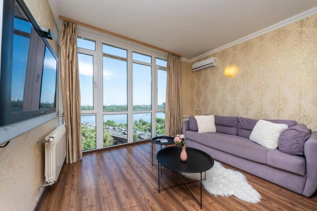 Apartments With Crazy Panoramic View Of The Dniepr Kiev Extérieur photo